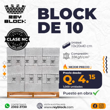 Cargar imagen en el visor de la galería, Block de 10 - 25 Kgf/cm2