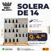 Cargar imagen en el visor de la galería, Solera de 14