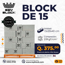 Cargar imagen en el visor de la galería, Block de 15 - 25 Kgf/cm2
