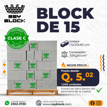 Cargar imagen en el visor de la galería, Block de 15 - 35 Kgf/cm2