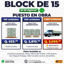 Cargar imagen en el visor de la galería, Block de 15 - 35 Kgf/cm2