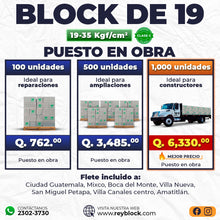 Cargar imagen en el visor de la galería, Block de 19 - 35 Kgf/cm2