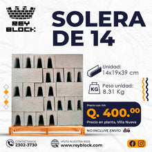 Cargar imagen en el visor de la galería, Solera de 14