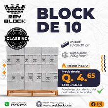 Cargar imagen en el visor de la galería, Block de 10  - 25 Kgf/cm2
