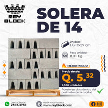 Cargar imagen en el visor de la galería, Solera de 14
