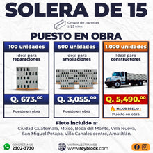 Cargar imagen en el visor de la galería, Solera de 15
